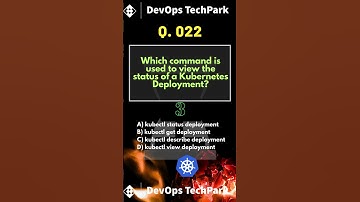 Kubernetes how to check Deployment status   | Interview question and answers #fact #kube #quiz
