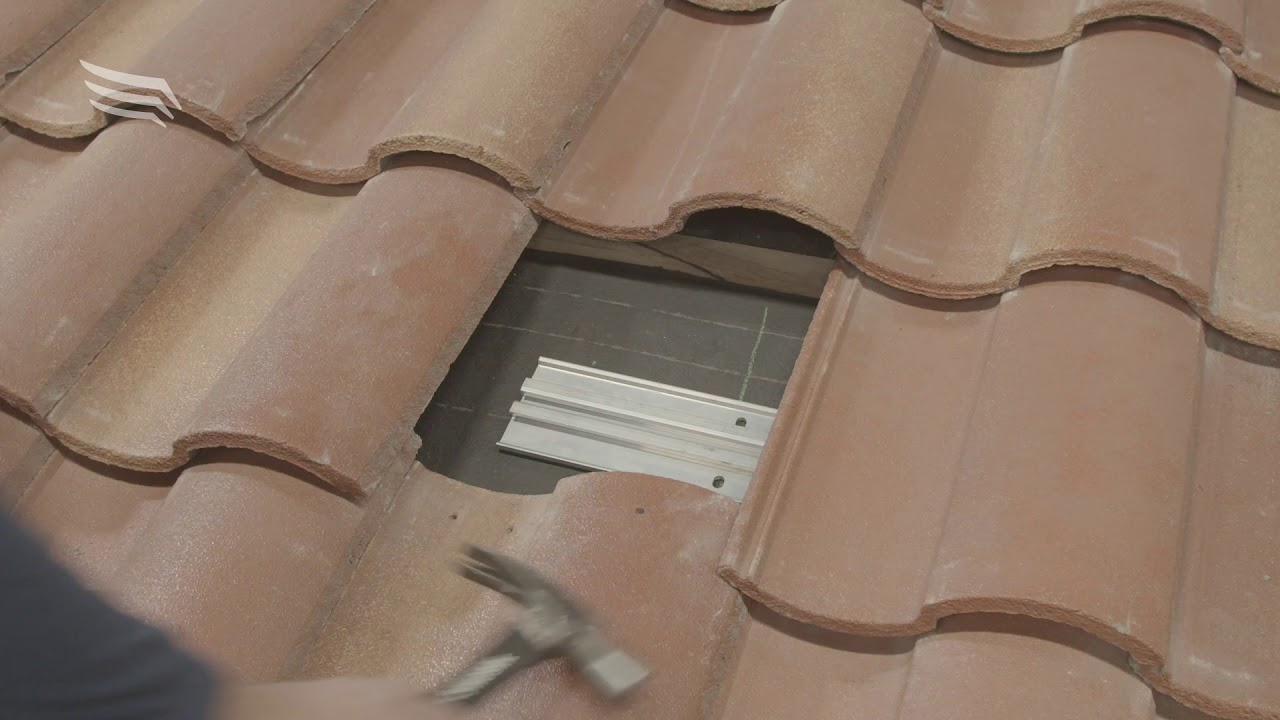 Pegasus Solar Tile Replace Mount Installation Training YouTube