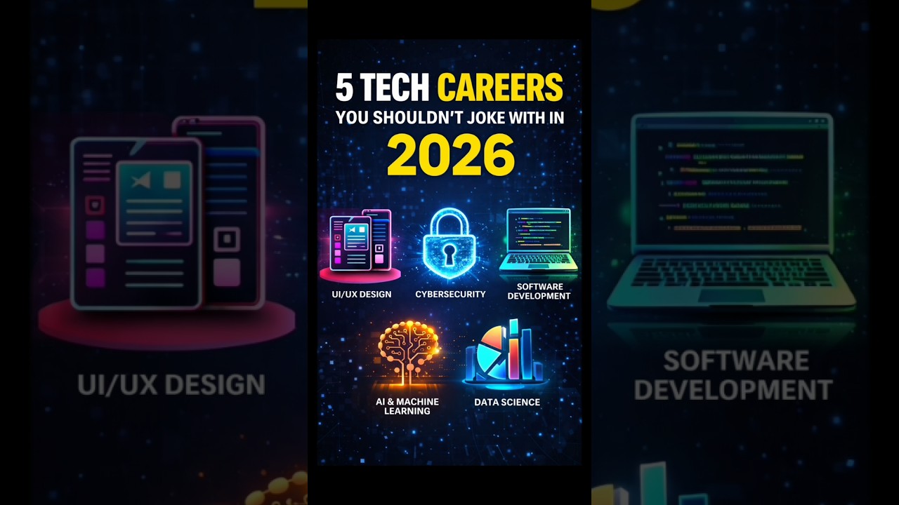 5 tech career you shouldn't joke with in 2026 @coding