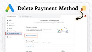 How to remove credit card from Google Ads (Billing Update)