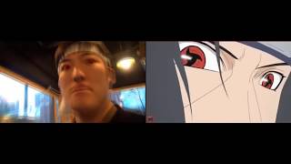 나루토명장면. 이타치 계란후라이, 실사판