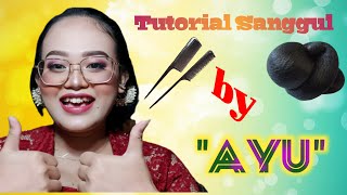 Tutorial Sanggul ala Ayu Purwa Lestari