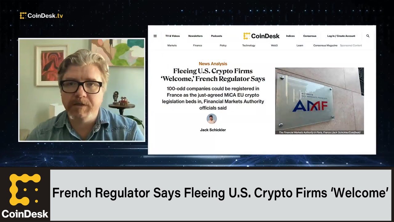 French Regulator Says Fleeing U.S. Crypto Firms ‘Welcome’