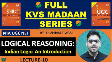 Full KVS MADAAN Series I Logical Reasoning I Lecture-9 I NTA UGC NET 2023 I By Shubham Tiwari