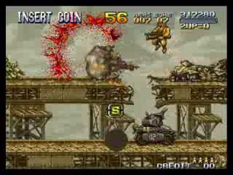 METAL SLUG 1 MISSION 6 FINAL (char. Tarma) + Ending - YouTube