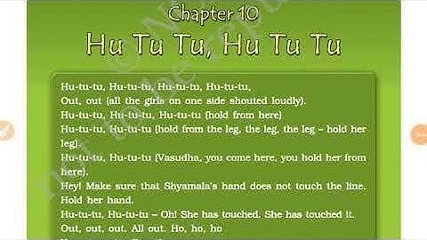 Hu Tu Tu - Hu Tu Tu || Class 4 EVS NCERT || Explanation by Shilpa.