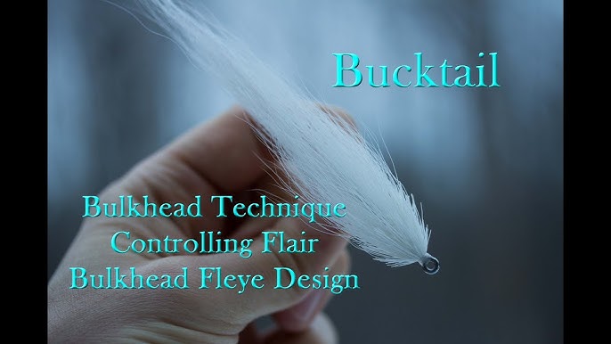 Fly Tying: Bucktail - Reverse BULKhead, Finishing Large Flies 