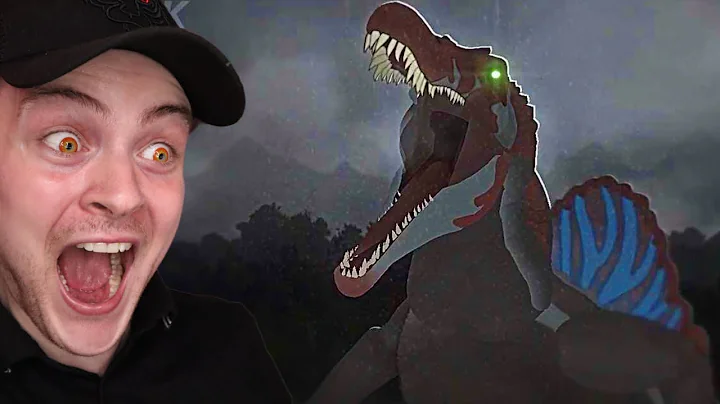 Tyrannosaurus Rex and Spinosaurus VS Indominus Rex and Giganotosaurus  Animation REACTION