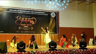 Group dance performance | Bollywood songs | College fest 'Aagam'🔥| CTAE, Udaipur