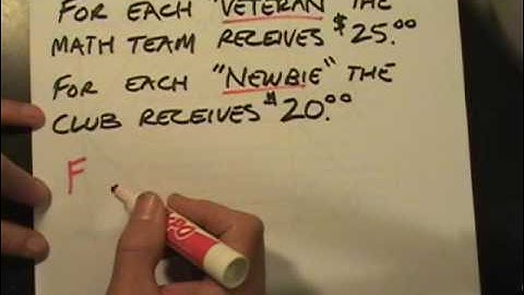 Linear Programming M-3 Sample Pt.1