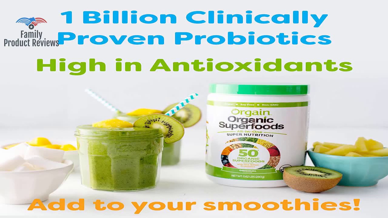 Orgain Organic Green Superfoods Powder Original Antioxidants 1