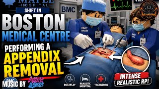 🏥 ROBLOX Maple Hospital | Emergency Surgery Shift at Boston Medical Centre! Appendix Removal 