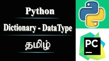 Dictionary Datatype and Functions using Python in Tamil