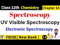 UV Visible Spectroscopy | Electronic Spectroscopy | FBISE Class 12 Chemistry New Book | NCERT