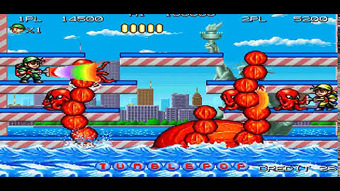 LongPlay tumblepop Arcade  2 Players Coop