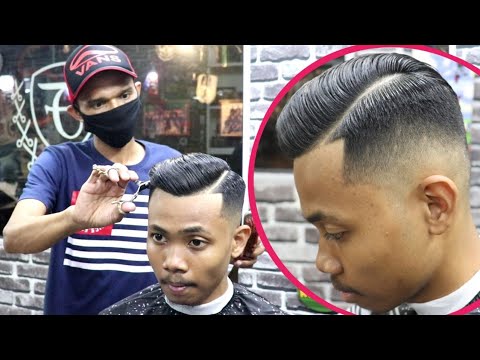 Trik cara pangkas rambut  buat  bentuk kepala  yang  banyak 