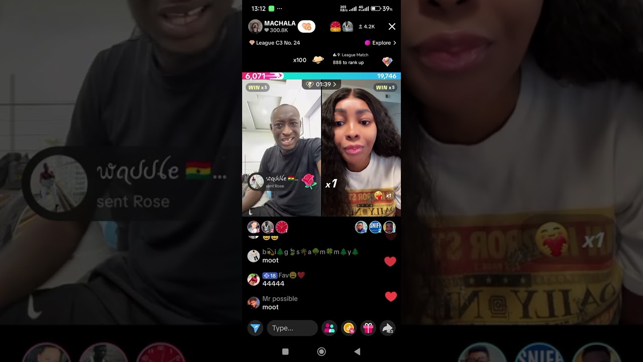 Carterefe and Sandra benede #foryou #live #funny 