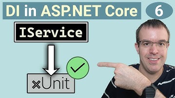 Hoe schrijf je xUnit-tests voor dependency injection-services?