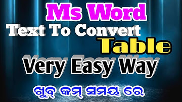 Text to Table Magic: Boost Your MS Word Skills