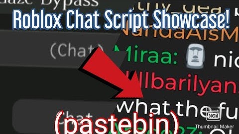 Roblox Fe Chat Bypass Script Showcase! (Pastebin) (Credits in description)