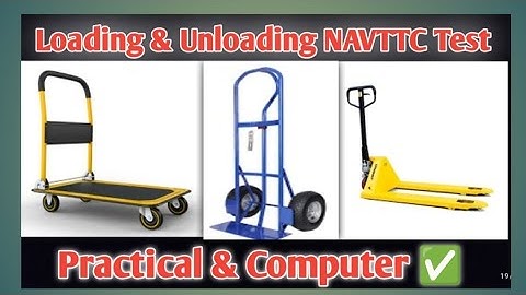 Loading and Unloading NAVTTC test for Saudi Arabia #navtech,#NAVTTC,#loadingandunloading #trending