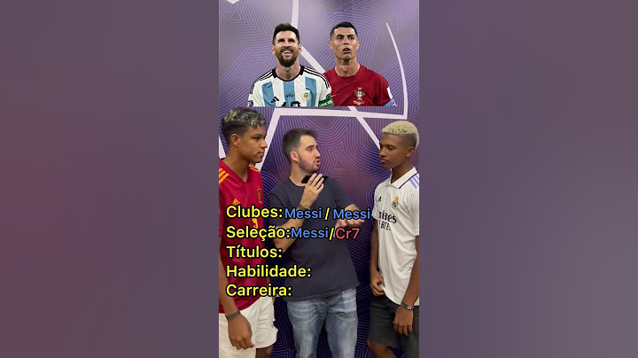 Messi x Cr7! Quem é melhor!😳 Curiosidades da bola #messi #cr7