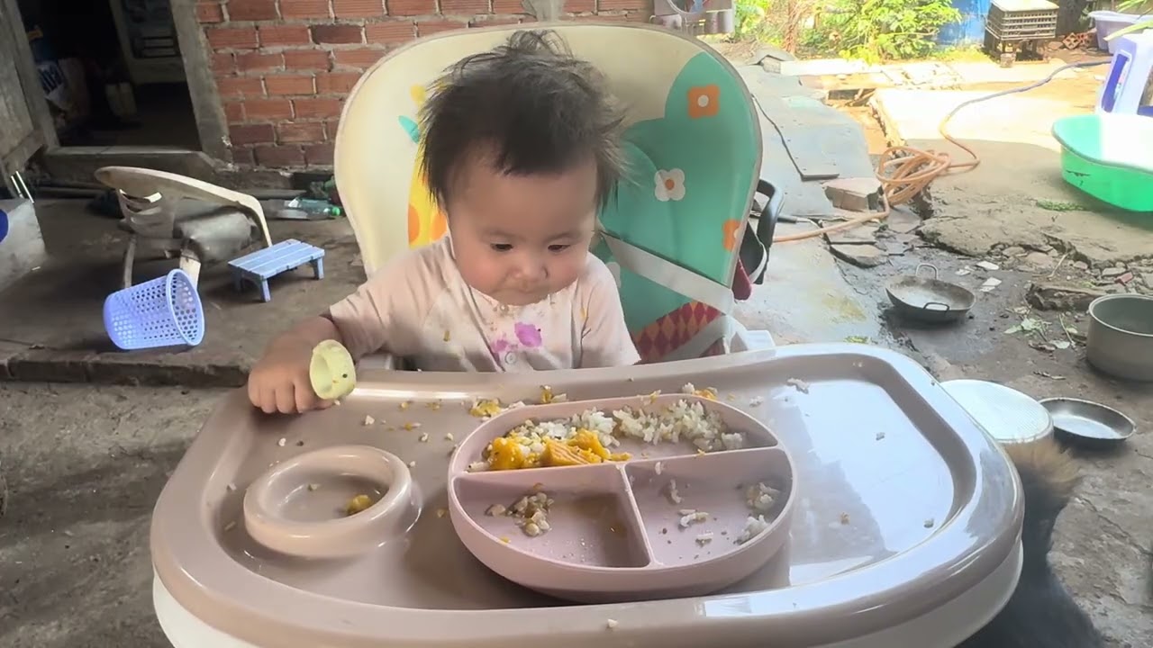 Bé Nhím ăn dặm 9m24d