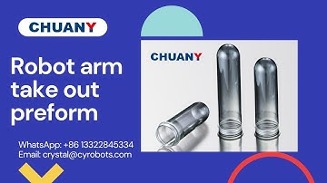 how to make robot with injection#robot#automation PET bottle #Preform take out