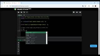 cara membuat program python mencari nilai rata rata
