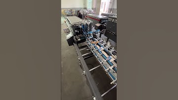 Bottom Lock Folder Gluer With Alignment ZH-900G #foldergluer #machine