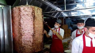 أكبر سيخ شاورما لحم في العالم (دونر كباب) في اسطنبول (Enbey Doner)