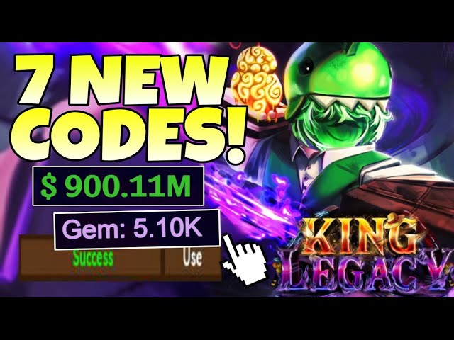 ALL NEW CODES 2023  KING LEGACY 