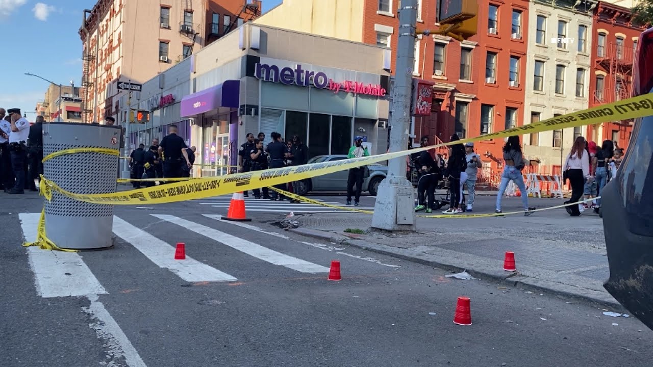 17-Year-Old Male Shot in Head Outside TMobile Store in East Harlem - NYC