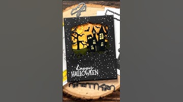 ⁠1 Minute Halloween Card Tutorial by@CallMeCraftyAl #tayloredexpressions #cardmakingtutorial