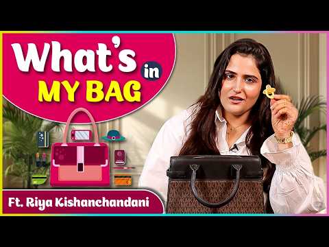 What's In My Bag! Riya Kishanchandani, Beauty Secrets, Most EXPENSIVE Perfume