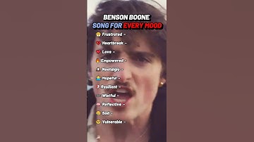 Benson Boone Songs For Every Mood #BensonBoone #BensonBoonesongs #AmericanHeart #inthestars