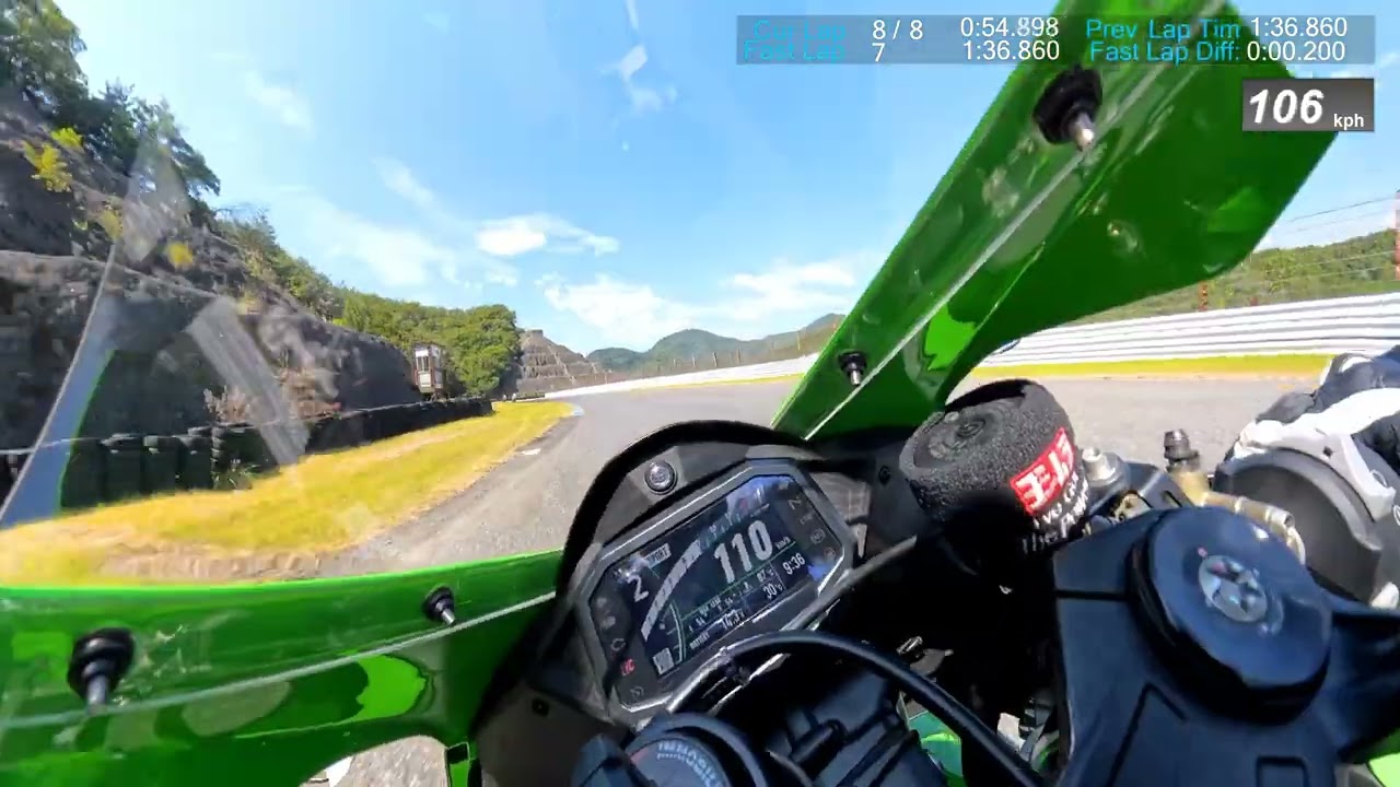 2026.7.26 セントラルサーキット ZX-10R 午前枠だけど、暑かった - YouTube