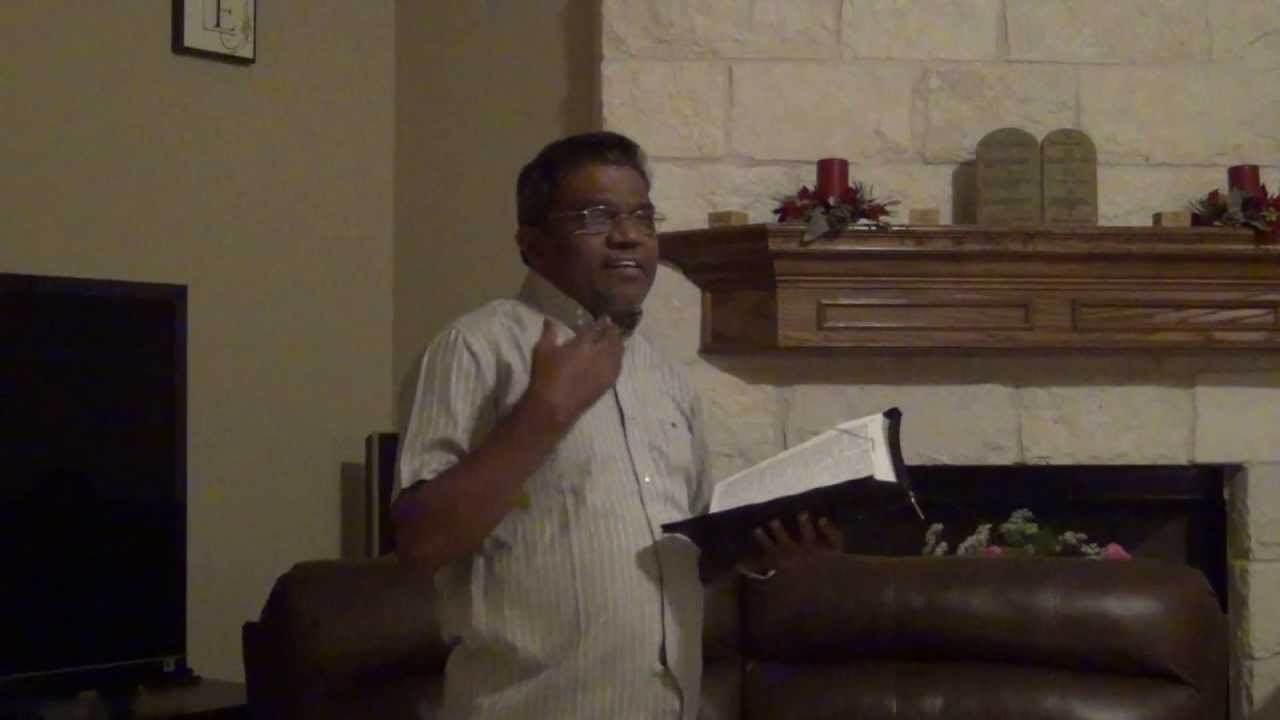 ACFI | Bro. Agustine Jebakumar in Tamil Bible Study - Austin, TX