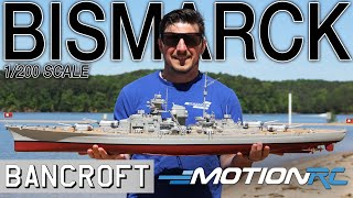 Bancroft Bismarck 1/200 Scale RC Battleship Overview | Motion RC