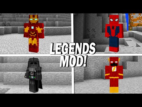 Legends Mod for 1.18.2(Superheroes, Star Wars, Kaiju, and Horror