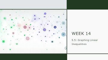 5.5: Graphing Linear Inequalities