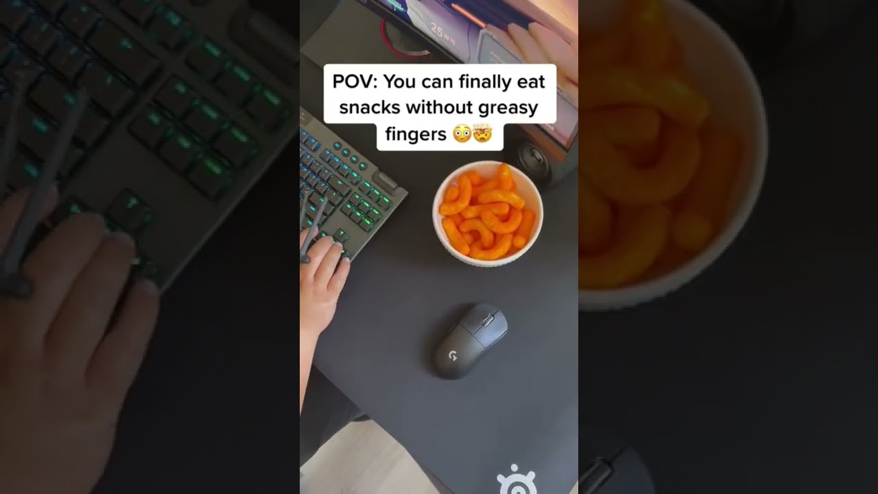 Greasy fingers no more. 