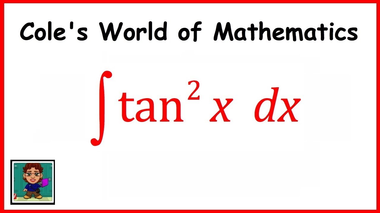Integral Of Tan 2 x Calculus YouTube integral-of-tan-2-x-calculus-youtube
