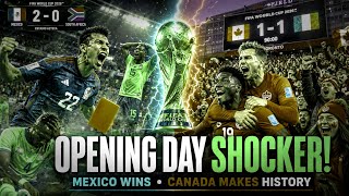 World Cup 2026 Opening Day Was INSANE! Mexico Dominates, Canada Makes History.⚽⚽