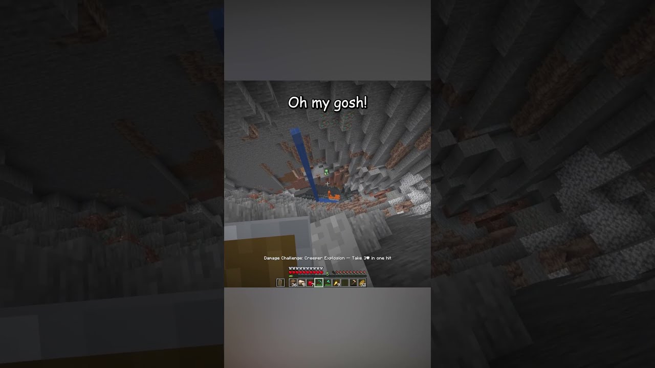 Minecraft, But Taking DAMAGE Gives Me OP Loot