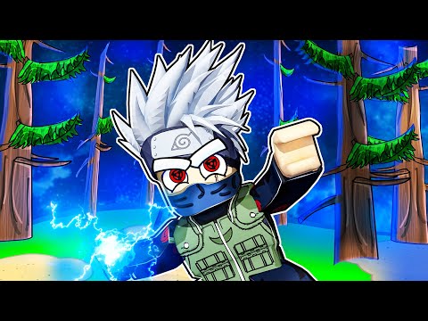24 Hours As KAKASHI In Naruto Roblox!