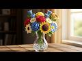 Crochet Flower Bouquet Tutorial #crochet
