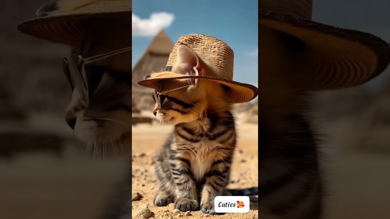 Cat travels to Egypt😻✈️ 
