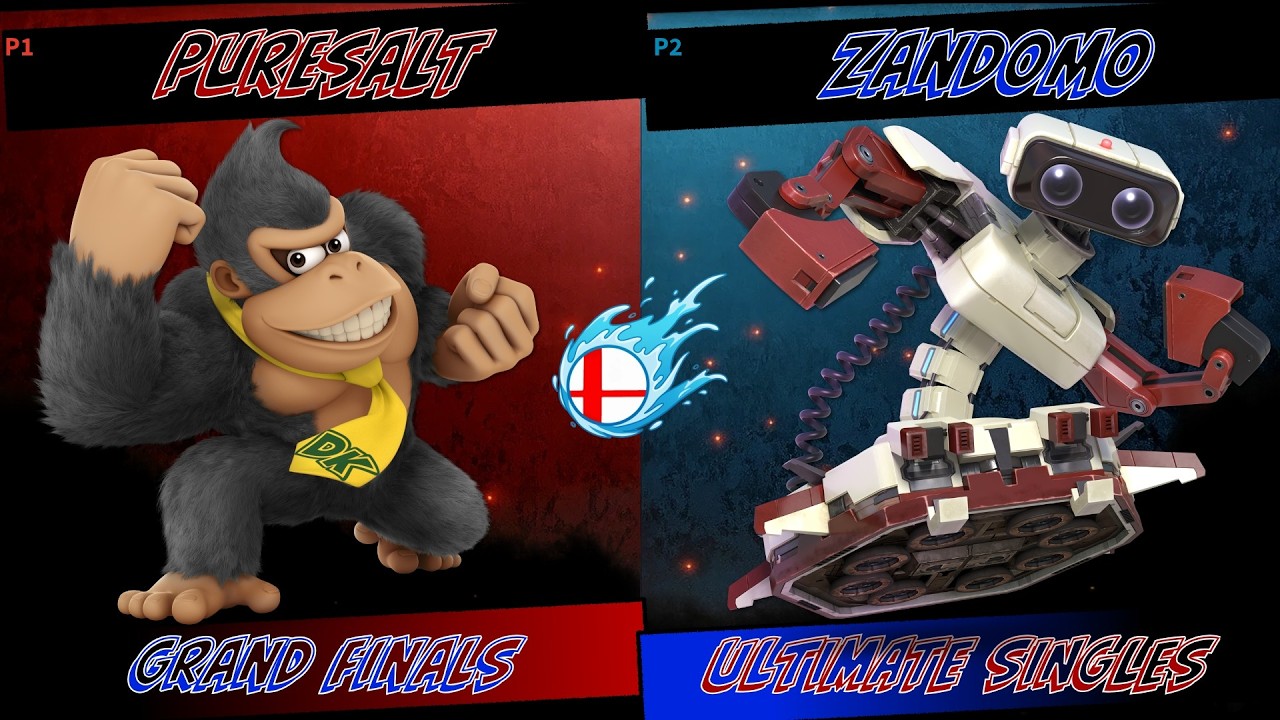 Rehydrating Smash #2 Grand Finals - PureSalt (Donkey Kong) VS. Zandomo (R.O.B.)
