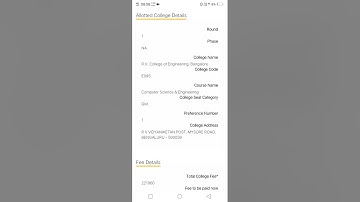 Comedk First Round Allotment